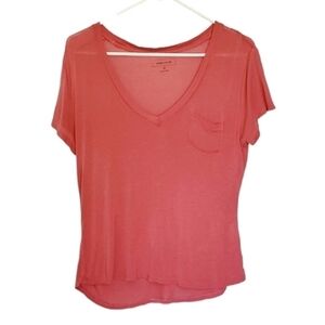 1268 * Adam Levine Pocket Tee Coral Size M